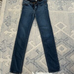 PAIGE Dark Blue Skinny Jeans